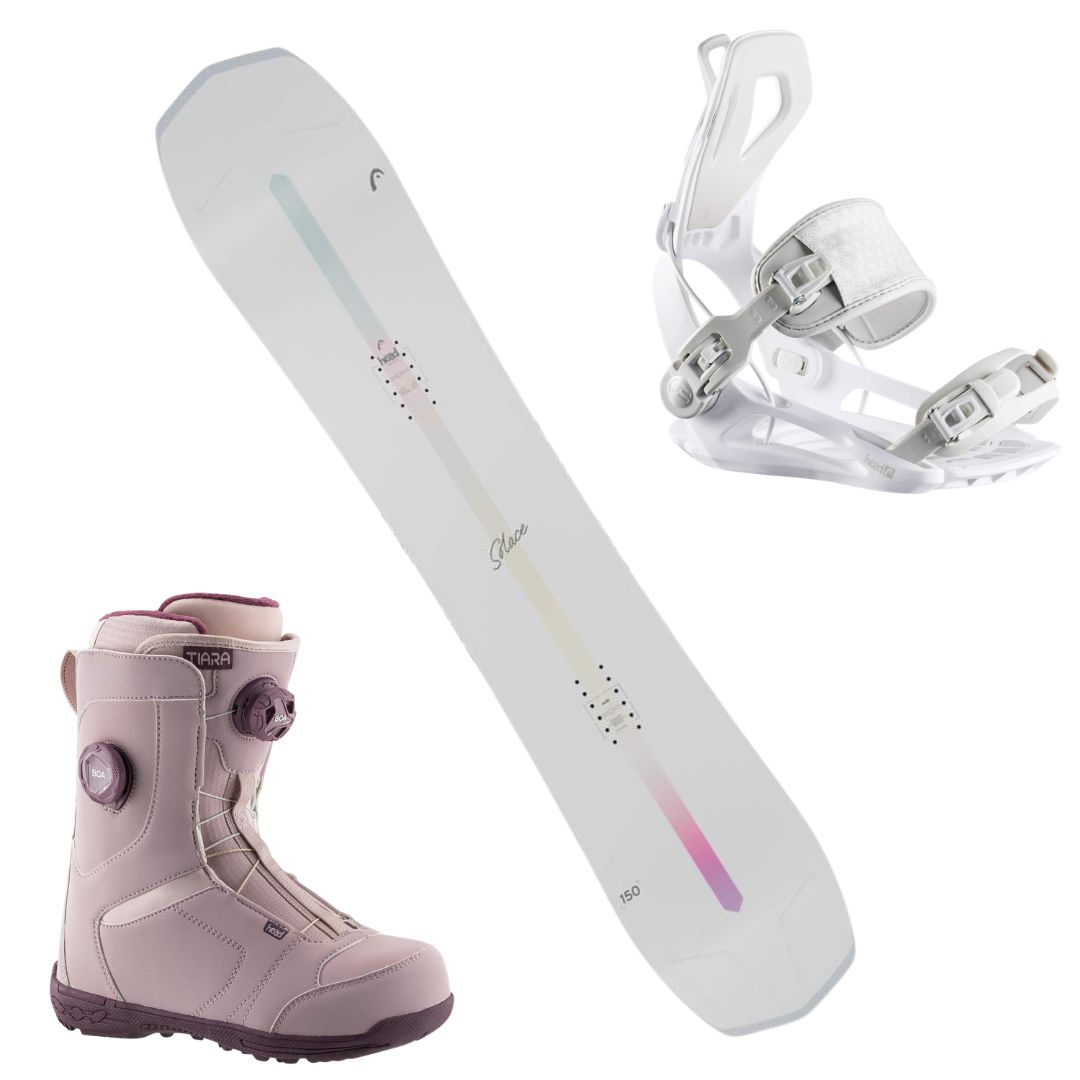 Dámsky set - Snowboard Head SOLACE + viazanie Head RX FAY I + topánky Head TIARA BOA Focus mauve